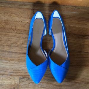 Nine West blue slip ons